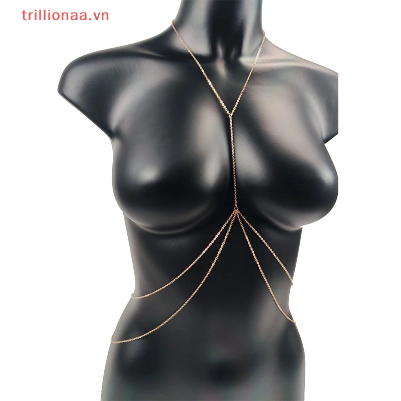 Chuỗi Dây Đeo Cơ Thể Trang Trí Bikini Quyến Rũ Cho Nữ