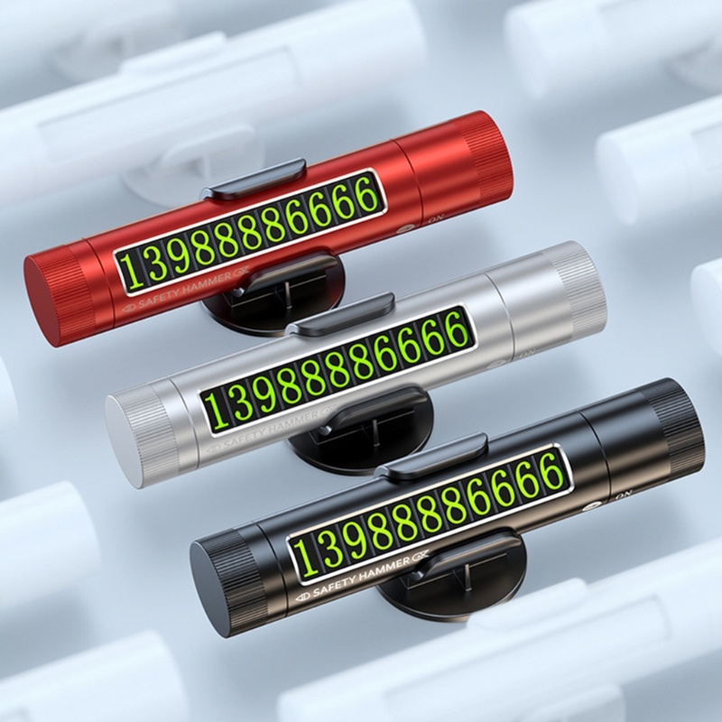 Bảng Số Đậu Xe 2 Trong 1 Bằng Hợp Kim Nhôm Chất Lượng Cao