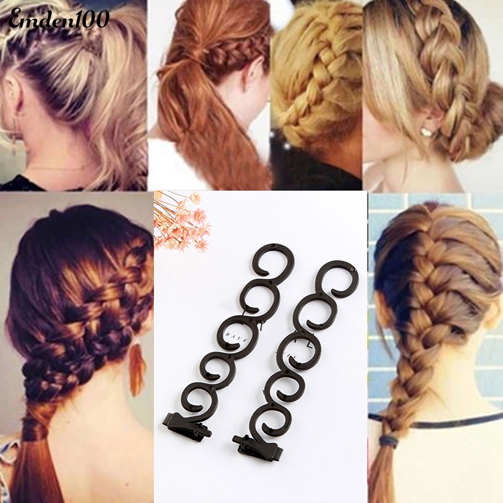 Set 2 Kẹp Xoắn DIY Nhỏ Gọn Có Thể Tái Sử Dụng