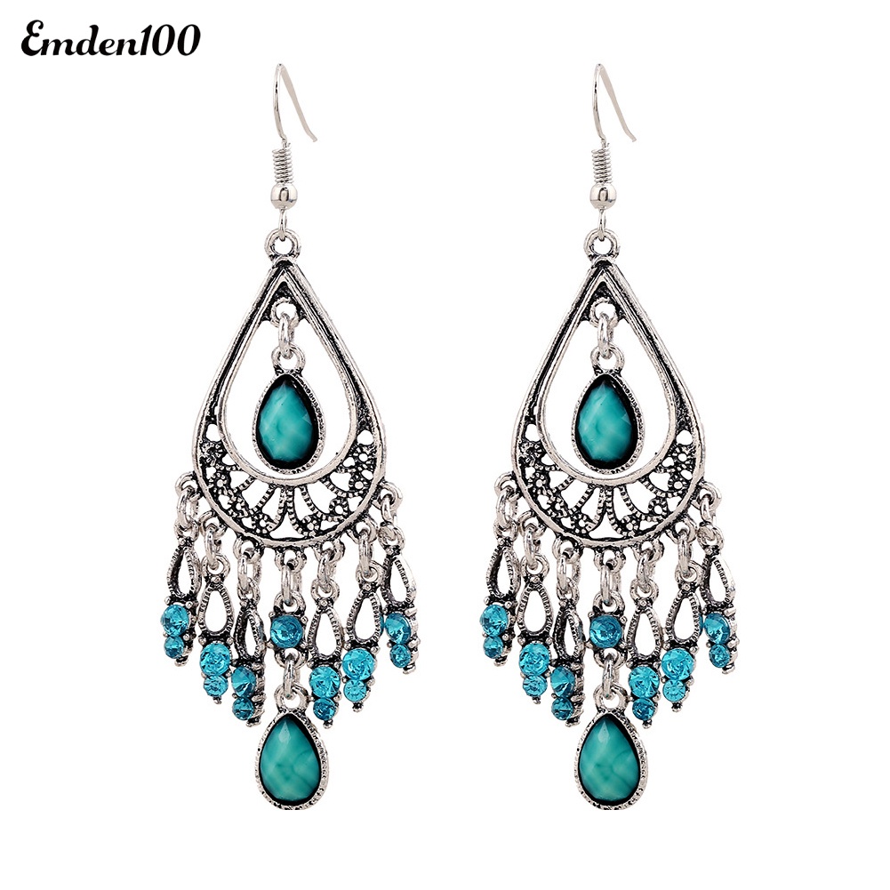 Đôi Bông Tai Dáng Dài Phong Cách Boho Thời Trang Cho Nữ