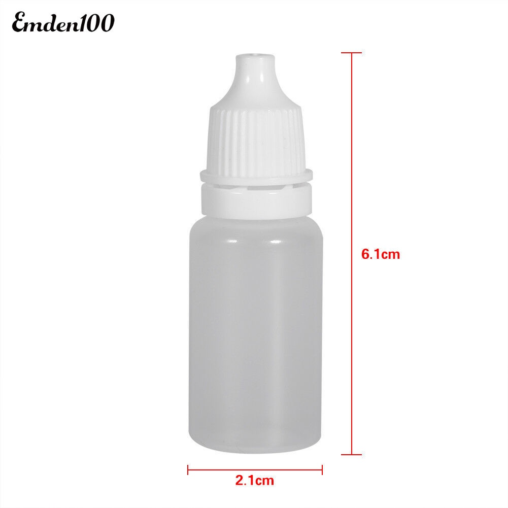 Bộ 50 Lọ Rỗng Mềm Nhỏ Giọt 10ml
