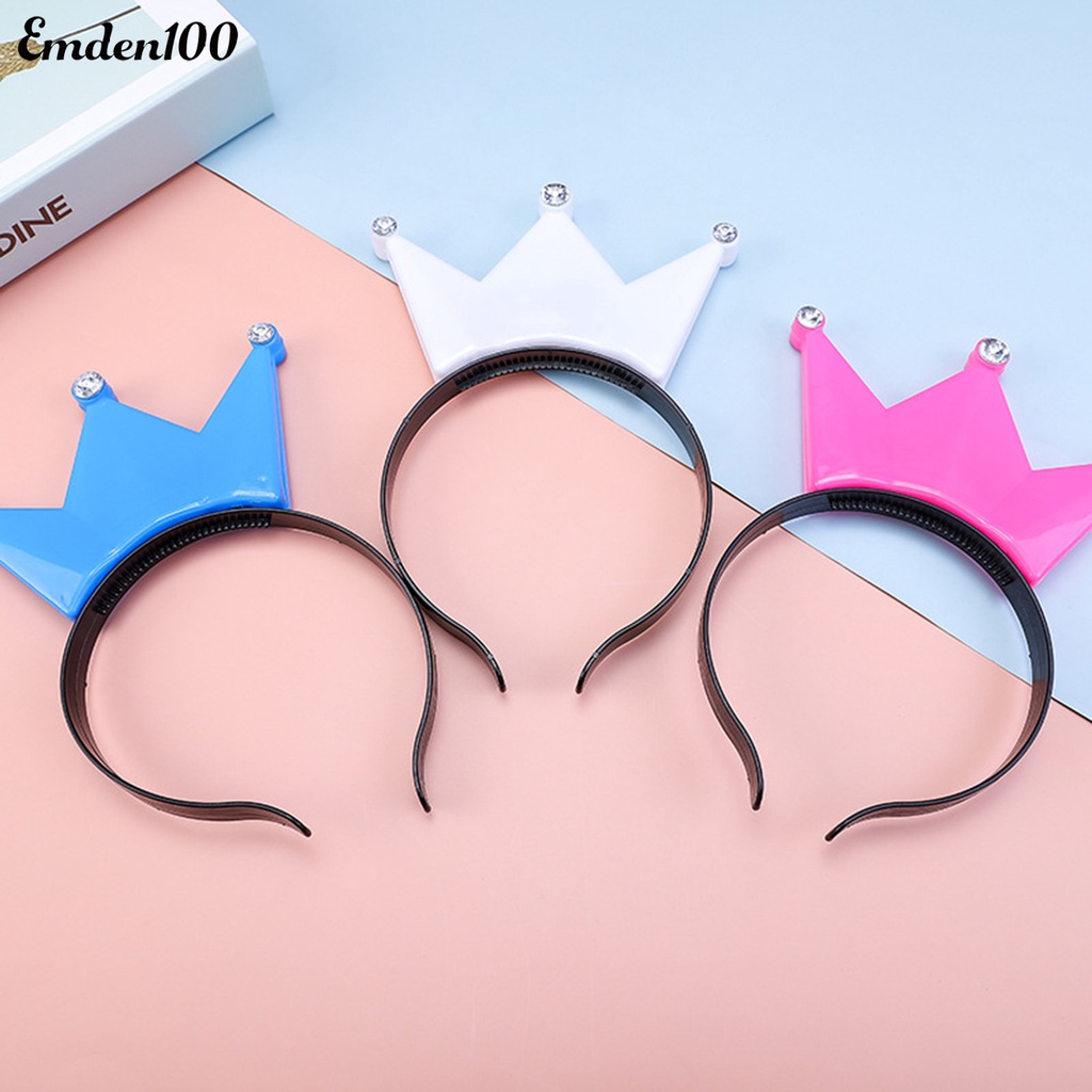 Băng Đô Cài Tóc Hình Vương Miện 3 Chế Độ Dễ Thương