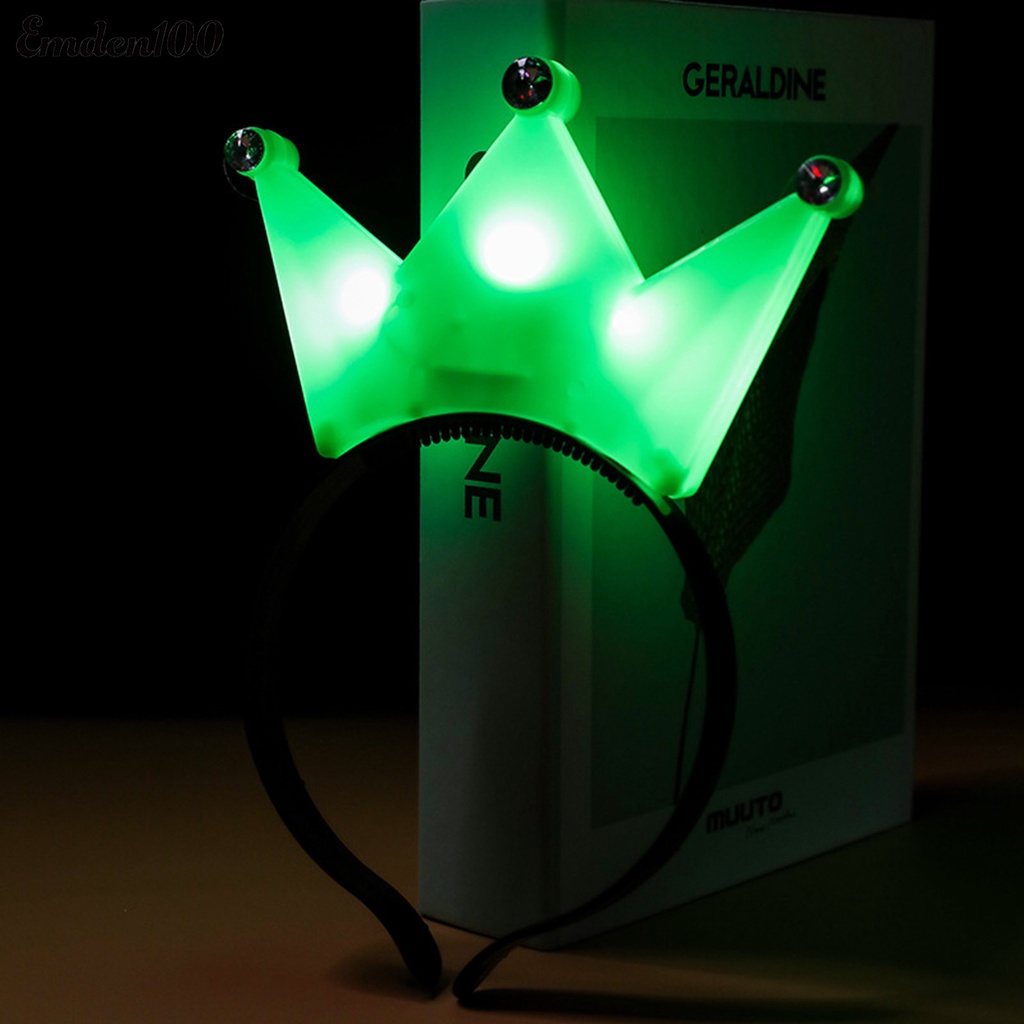 Băng Đô Cài Tóc Hình Vương Miện 3 Chế Độ Dễ Thương