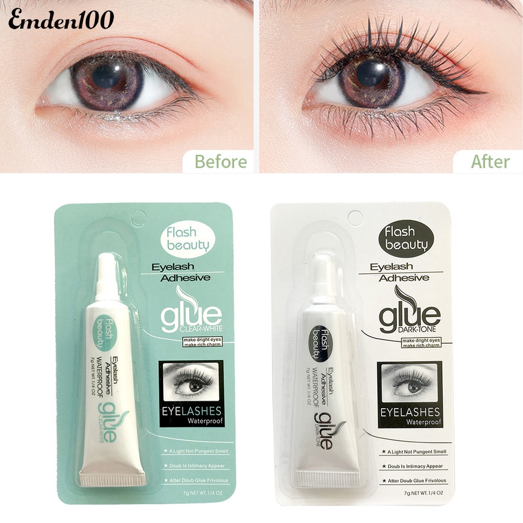 Keo Dán Lông Mi Giả Emden 7g Màu Trắng Đen Đa Năng An Toàn