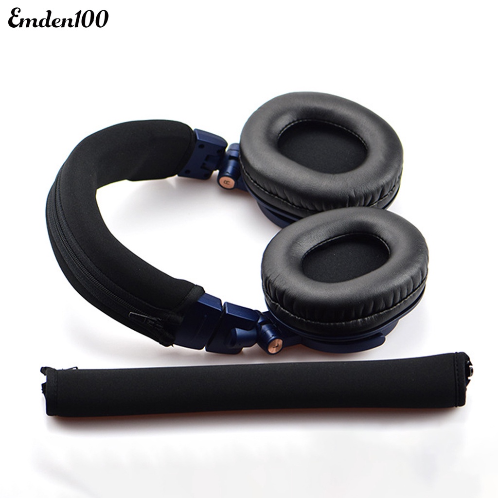 Vỏ Bọc Tai Nghe Chụp Đầu Bằng Da Giả Mềm Mại Thay Thế Cho Audio Technica ATH-M50X M30X M40X