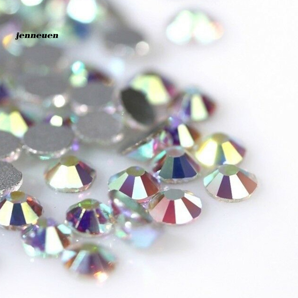 Bộ 300 Hạt Đá Nhiều Màu Lấp Lánh Trang Trí Móng Tay Nghệ Thuật