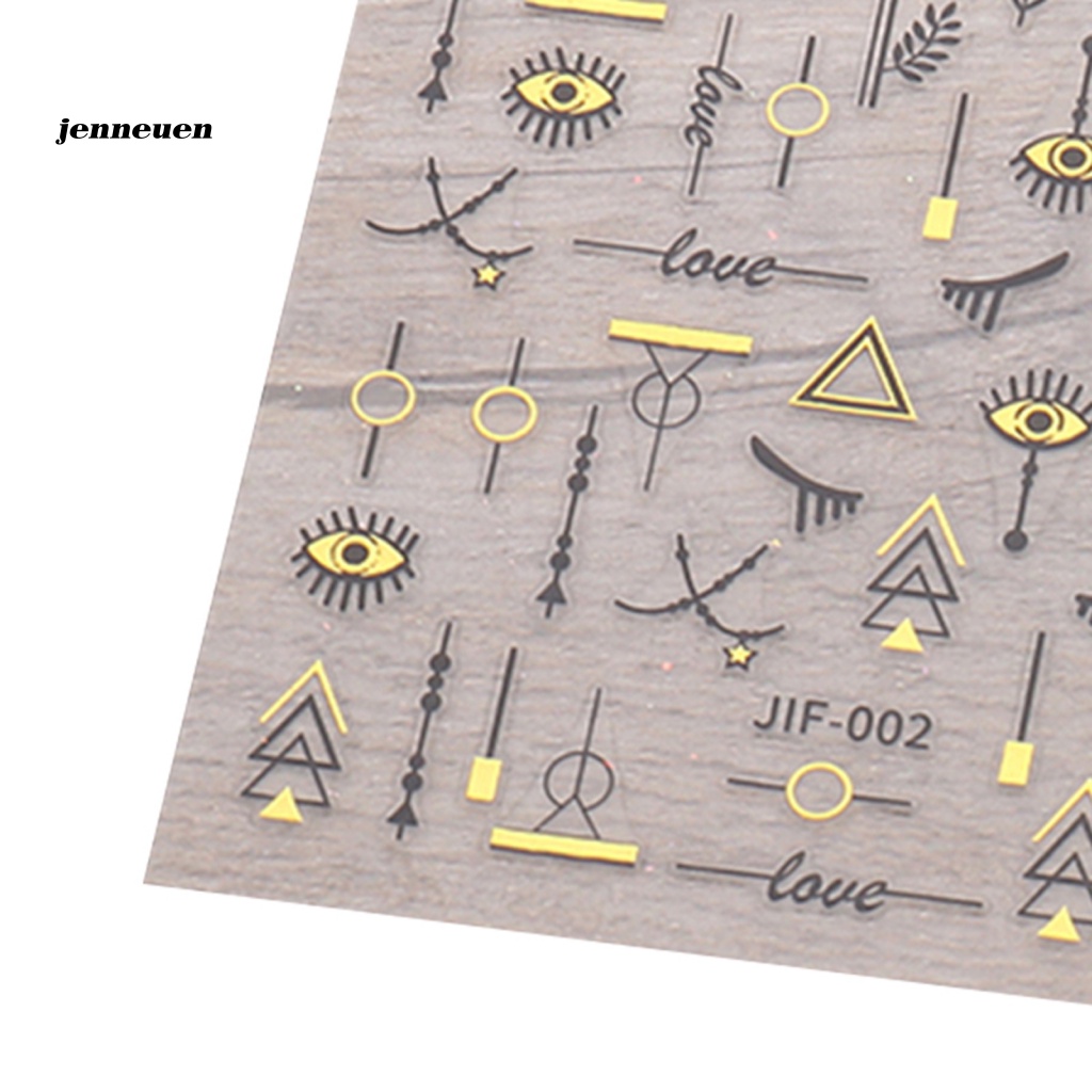 Miếng Dán Trang Trí Móng Tay Hình Ngôi Sao Lấp Lánh