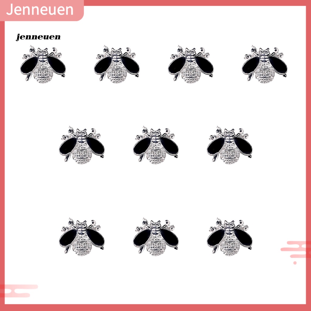 Set 10 Miếng Dán Trang Trí Móng Tay Hình Ong Nhỏ Dễ Sử Dụng