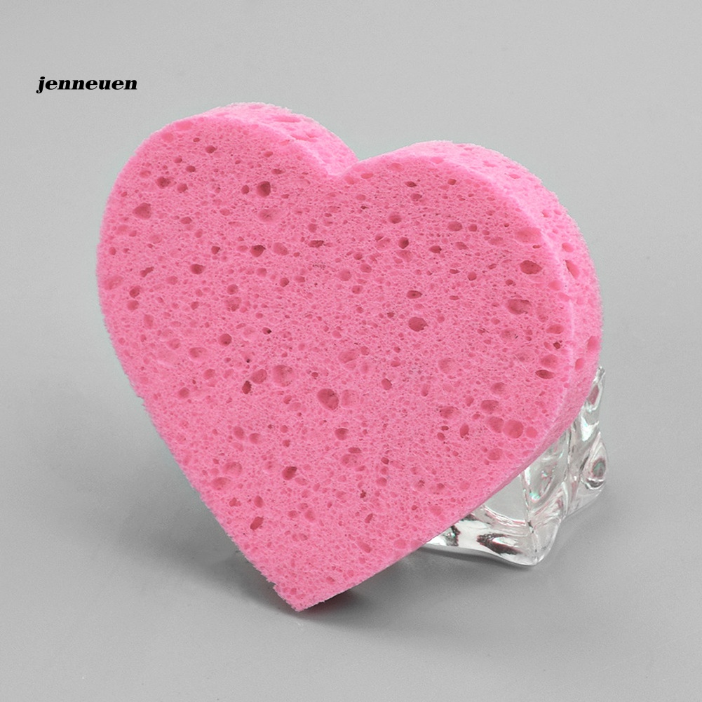 Mút Tẩy Trang Cellulose Trái Tim Bằng Bột Gỗ