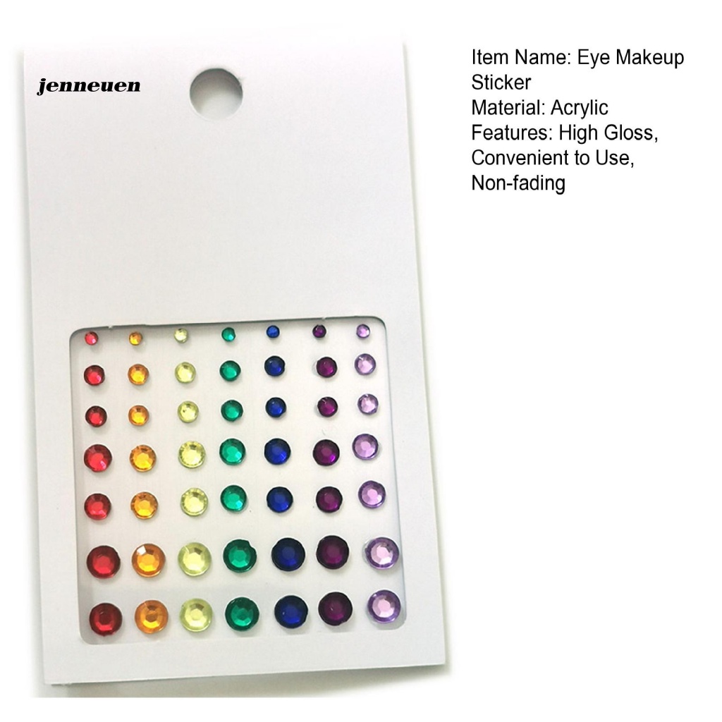 Jen Miếng Dán Mặt / Cơ Thể Bằng Acrylic Giả Ngọc Trai Không Phai Màu Cho Nữ