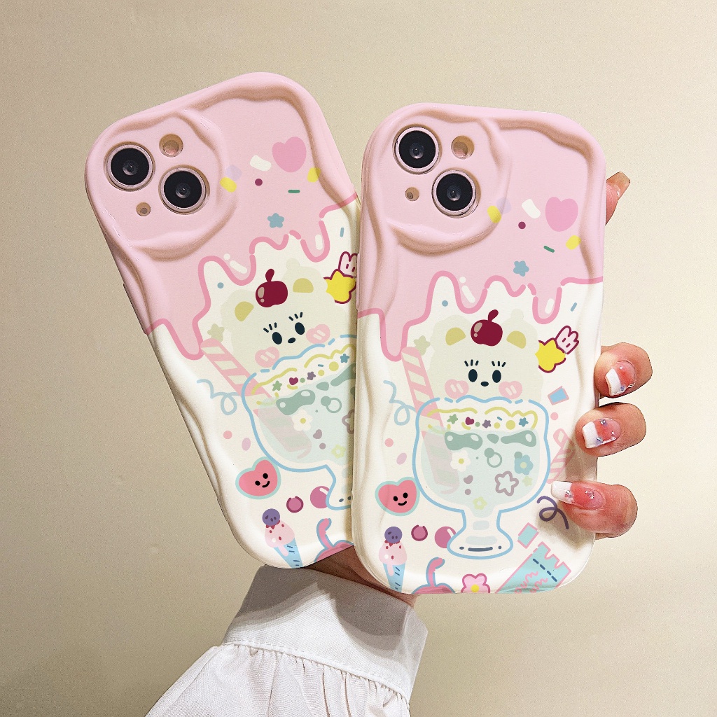 Ốp Điện Thoại Mềm Chống Rơi Hình Cây Kem Cho iPhone 7plus 11 12 14Promax 13 6s plus xr xsmax 7 / 8 6 11promax 8plus 12Pro 13Promax