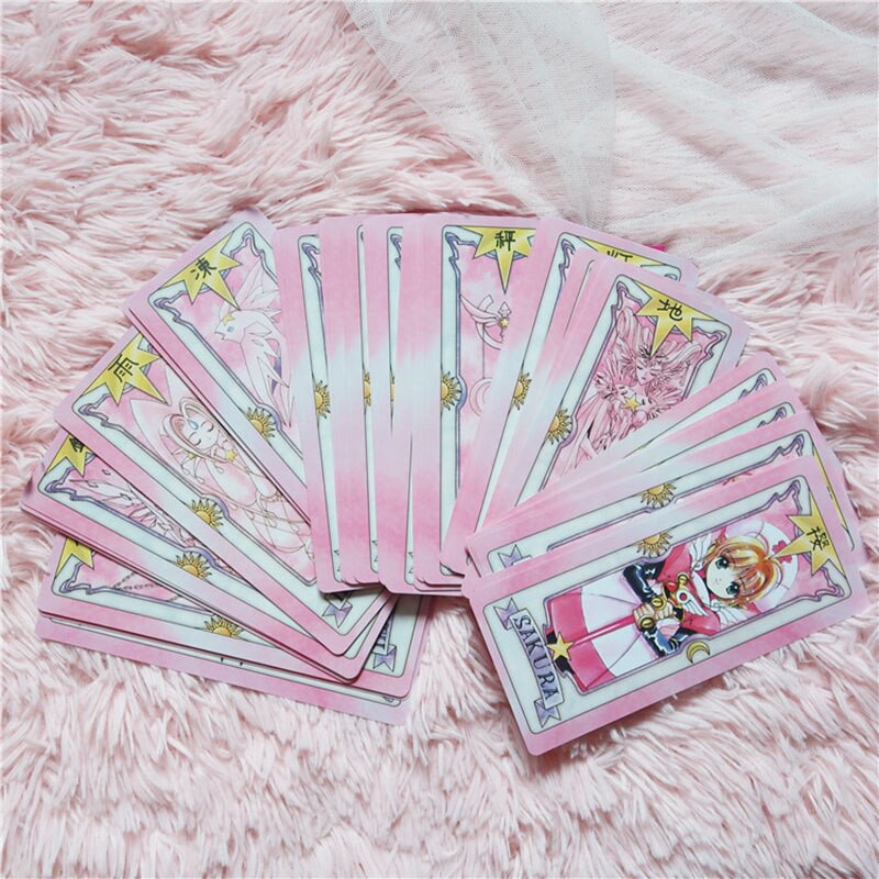 Bộ Bài Sakura Deluxe Nâu - Sakura  Deluxe Hồng 60 Thẻ Bài 2023 hộp nắp nam châm