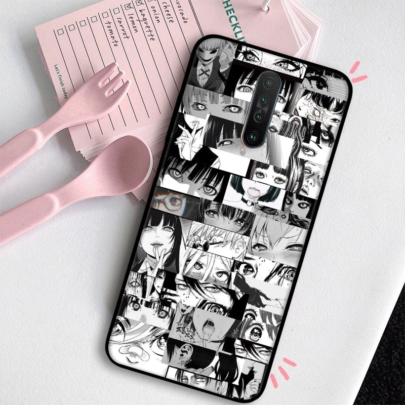 Ốp Điện Thoại Bằng Nhựa Mềm Viền Đen Hình anime Cho Redmi Note 6 6 7 8 9 Pro 7 8 9 8T 9S