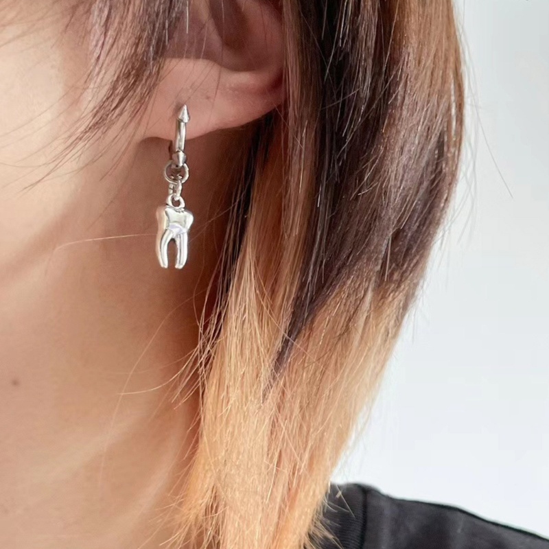 Khuyên Tai Dạng Vòng Lủng Lẳng Bằng Hợp Kim Chất Lượng Cao