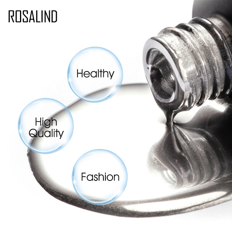 Sơn móng tay ROSALIND dạng gel chuyên dụng hong khô đèn LED/ UV