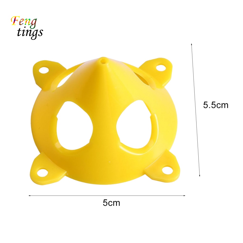 Bộ 2 Đĩa Đánh Dấu Hình Kim Tự Tháp Chống Gió Chống Mòn Màu Trơn Có Lỗ Chắc Chắn Hỗ Trợ Luyện Tập Đá Banh