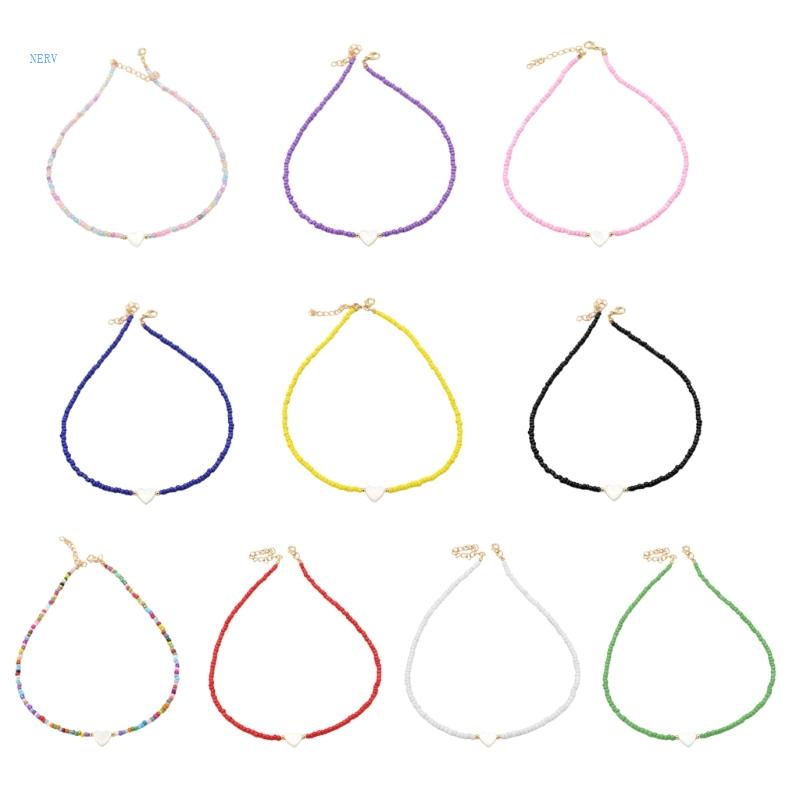 Vòng Cổ Choker Nhiều Lớp Đính Hạt Nhiều Màu Thời Trang Mùa Hè Cho Nữ