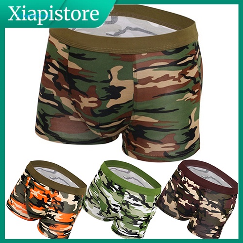 Bộ 4 Quần Lót Boxer Họa Tiết Rằn Ri Thời Trang Dành Cho Nam