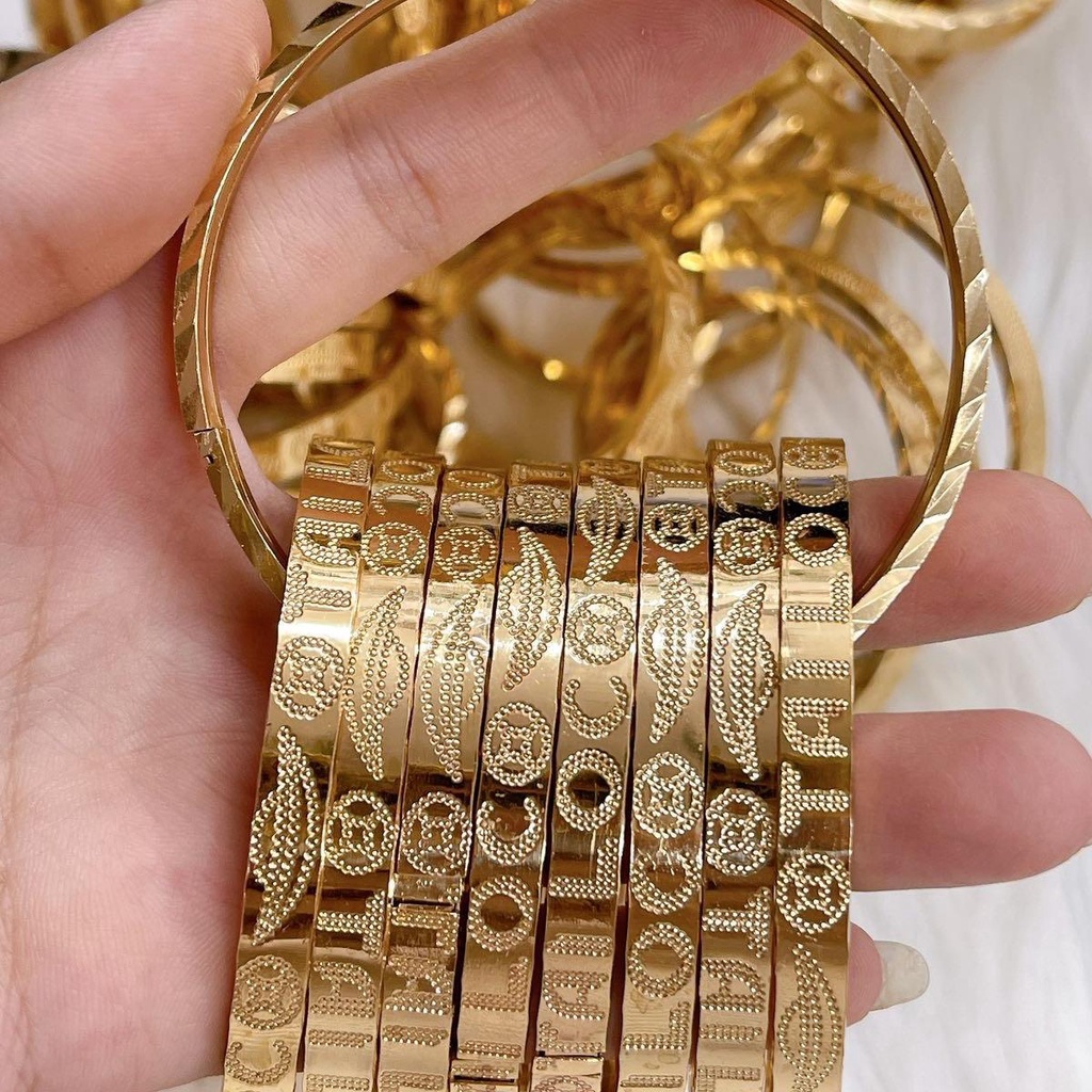 Vòng chiếc đồng 5li tài lộc đeo bền