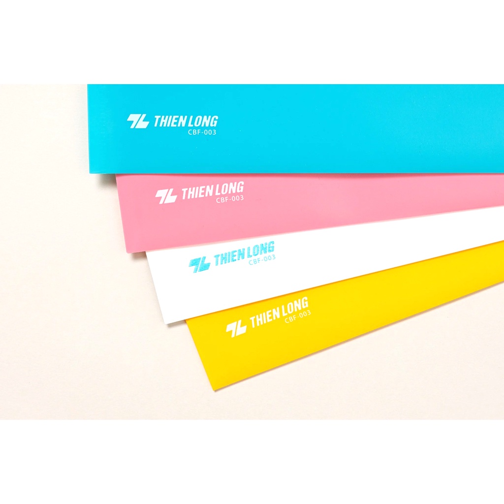 Bìa Nút Màu Pastel F4 - Thiên Long CBF-003 - Xanh Ngọc Pastel