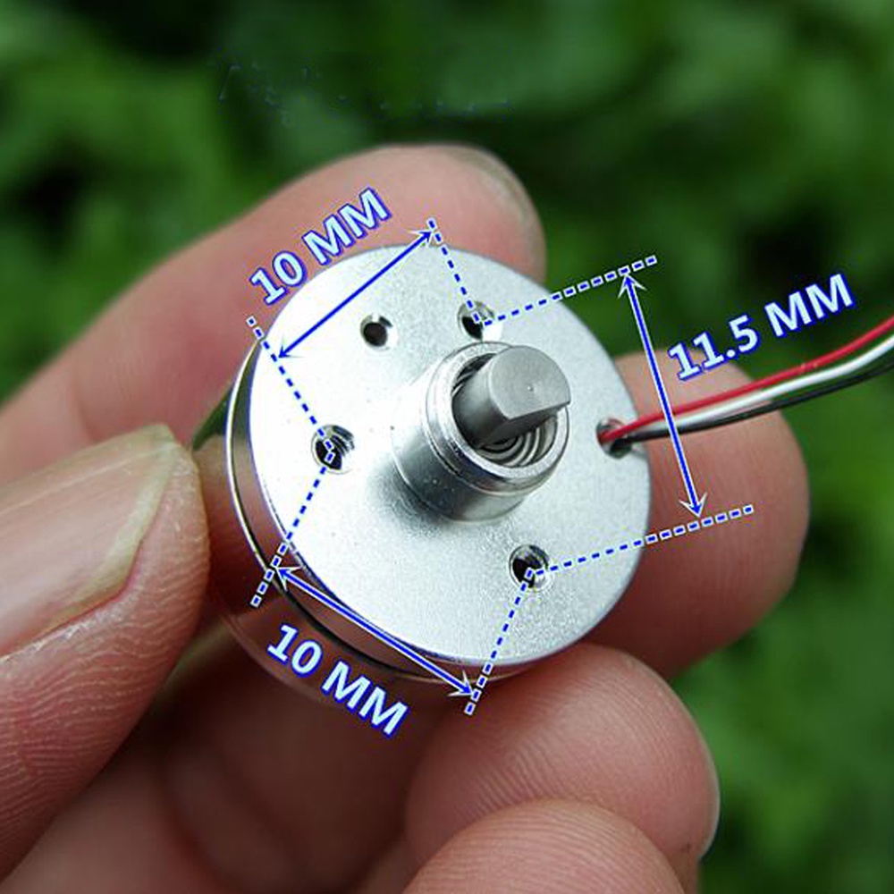 Động Cơ Không Chổi Than 3 Giai Đoạn DC 6V-12V 2204 1500KV Cho Drone Điều Khiển Từ Xa