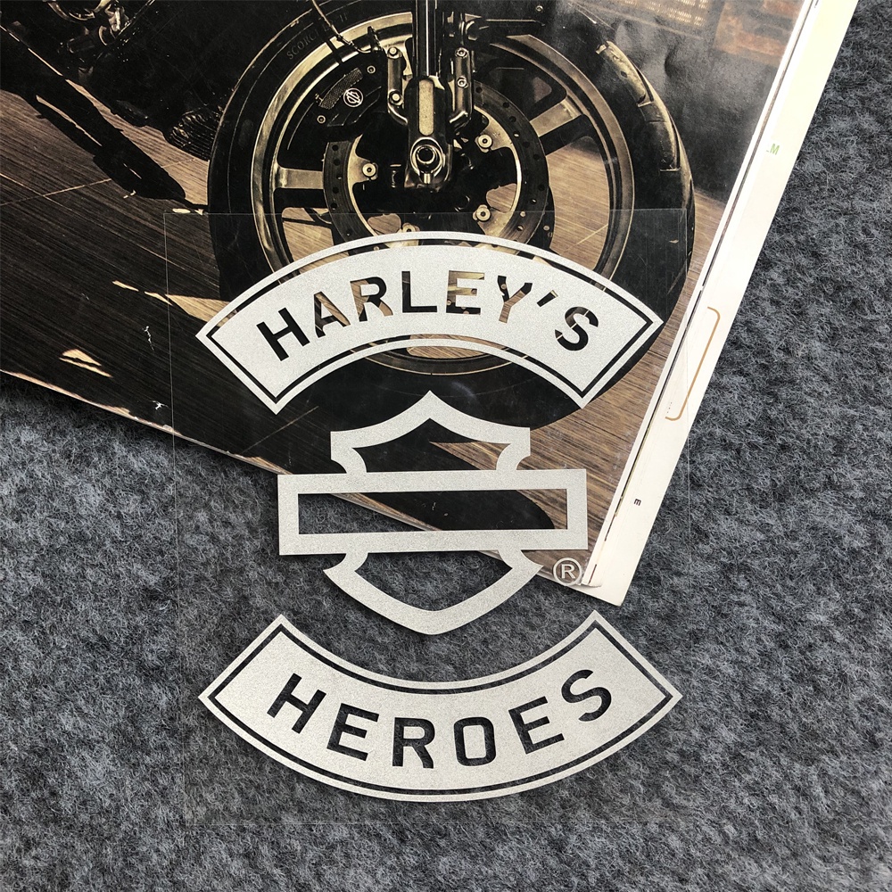 Nhãn Dán Trang Trí Nắp Bình Xăng Xe Mô Tô Harley Davidson In Logo Kiểu Retro
