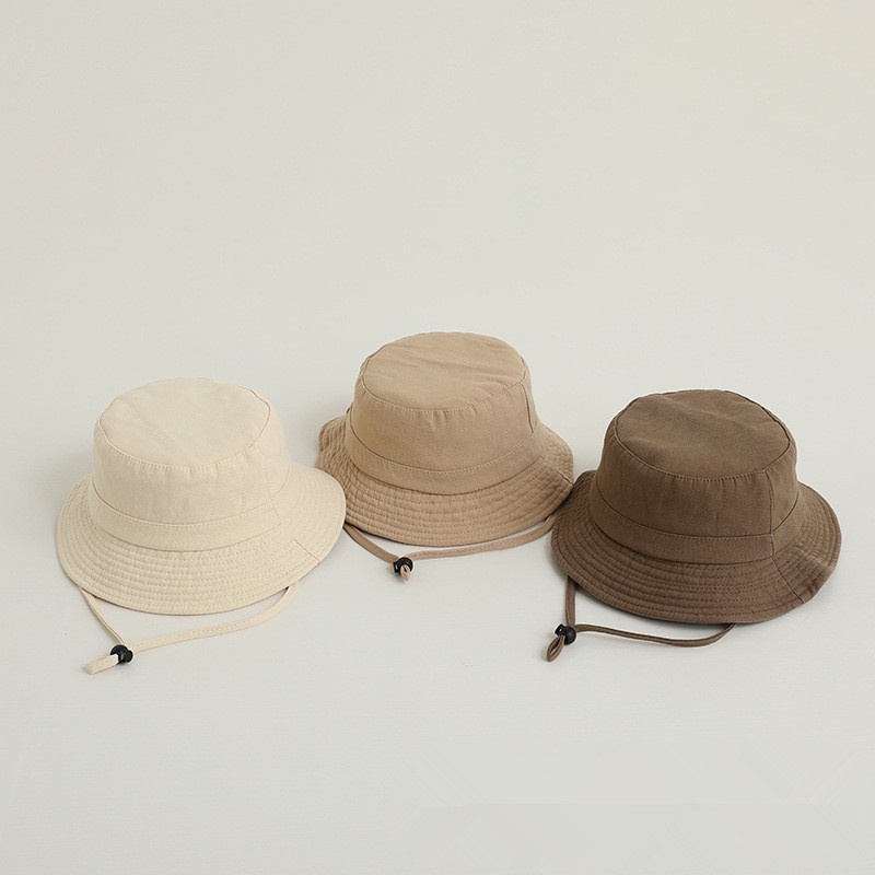 Nón Tai Bèo Cotton Màu Sắc Đơn Giản Đa Năng Cho Bé