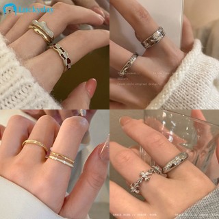  Thời Trang Zircon Pha Lê Bạc Trái Tim Bộ Dành Cho Nữ Thanh Lịch Nhựa Ngọc Trai Bướm Mặt Cười Nhẫn Phụ Kiện Trang Sức 