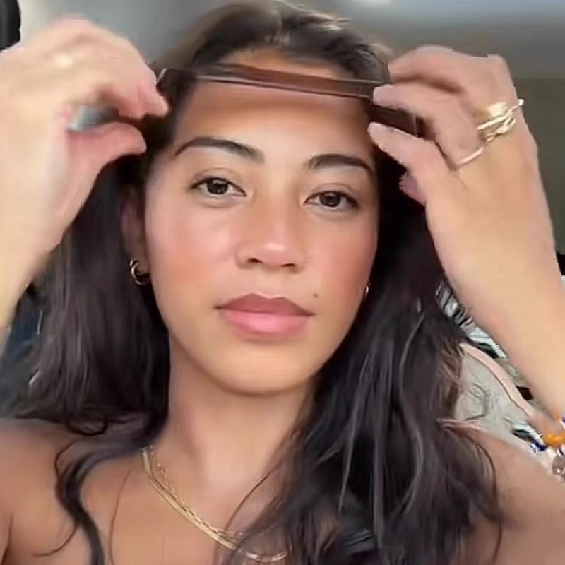 Bờm tóc Mới Băng Đô Cài Tóc Hình Vuông Dễ Phối Đồ Thời Trang