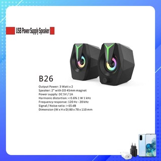 Loa vi tính mini microlab b26 2.0 - hàng chính hãng