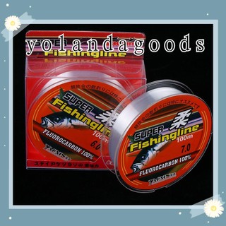 Cuộn dây câu cá chất liệu fluorocarbon 100% 100m