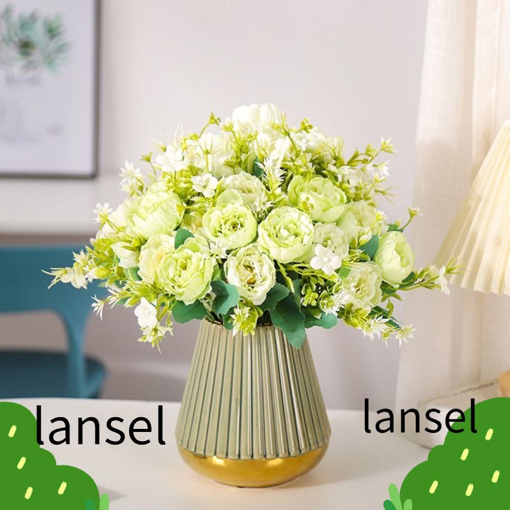 Set 2 Bó Hoa Mẫu Đơn Giả Trang Trí Nhà Cửa