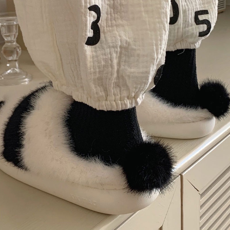 Dép Bông Đi Trong Nhà Hình Gấu Trúc Dễ Thương Cho Nữ