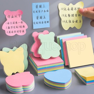 Set 50 / 80 tờ giấy ghi chú / giấy ghi chú trong suốt đơn giản tiện dụng
