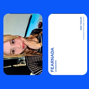 Set 5 Tấm Ảnh Lomo Card Lesserafim Sakura Chaewon Kazuha Eunchae