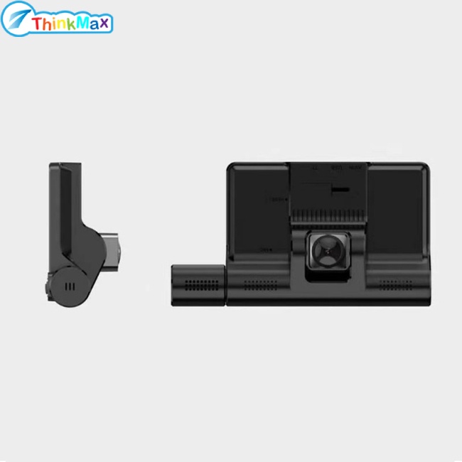 Camera Hành Trình Màn Hình Cảm Ứng Hồng Ngoại 4 Inch Hd 1080p 3-lens Cho Xe Hơi