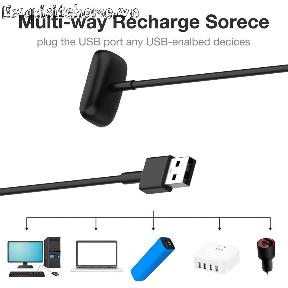 Cáp Sạc USB Cho Vòng Đeo Tay Thông Minh Fitbit Luxe