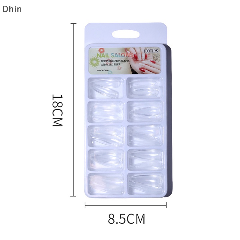 1 Hộp Móng Tay Giả Trong Suốt Dùng Để Múa Ba Lê