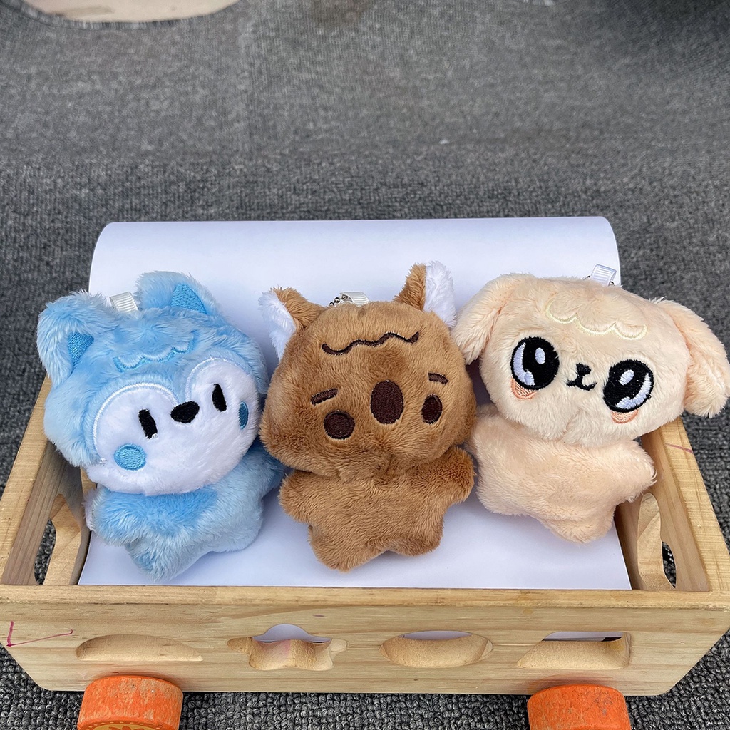 Quạt Đồ Chơi 10cm In Hình Nhóm Nhạc Stray Kids Bang Chan Lee Know Changbin Hyunjin Felix Plushe Q