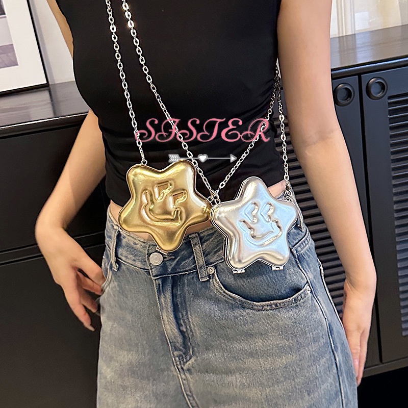 SISTER Túi Xách Đeo Chéo Nữ Comfortable Korean Style Phong cách Thời trang L91TKWE 37Z230910