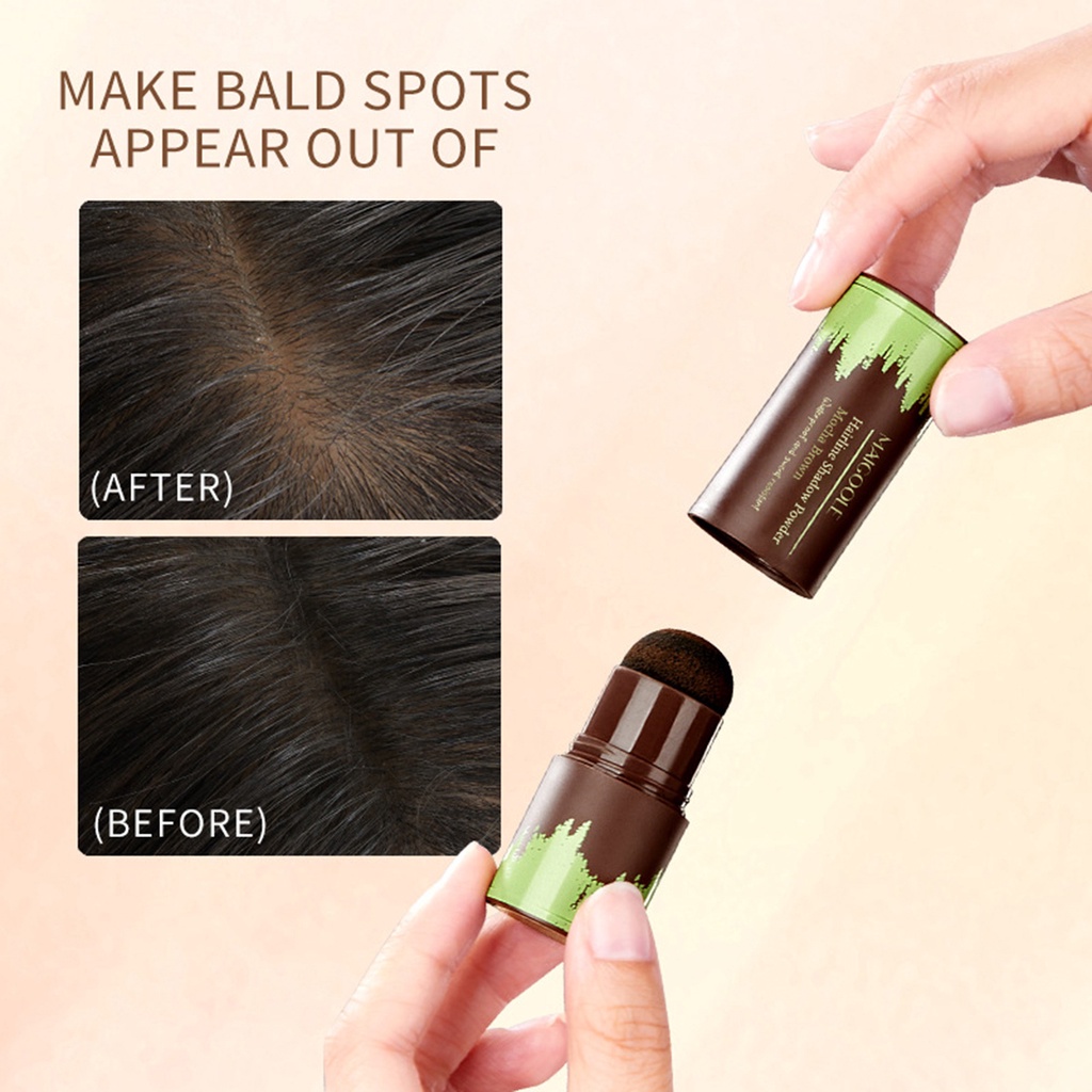 Phấn Che Khuyết Điểm Chân Tóc Màu Đen Và Nâu Tự Nhiên Chống Nước Lâu Trôi