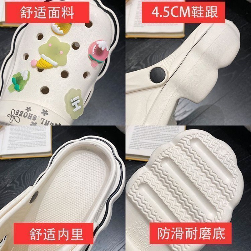 FEIJIANU dép Cross dép sandal nữ giày đi biển đáng yêu thoải mái 30Z230726016