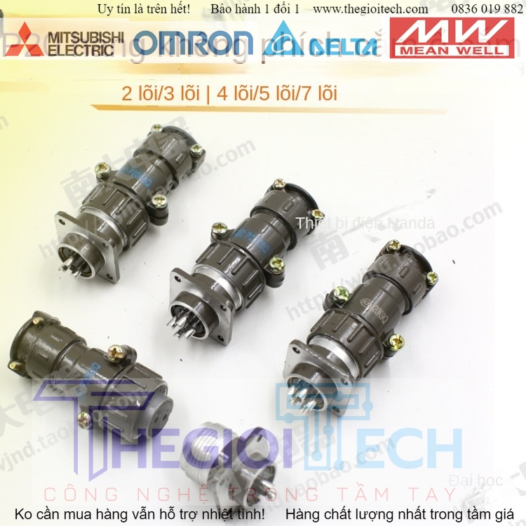Phích Cắm Kết Nối Ổ Cắm P20K9Q 5 Lõi