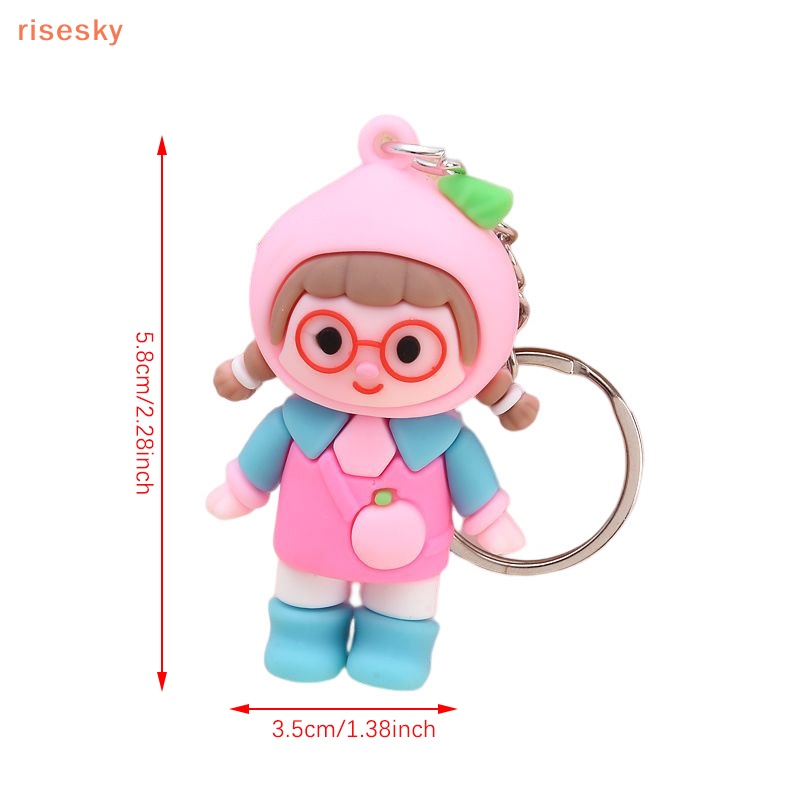 Móc Khóa Búp Bê Hoạt Hình Trái Cây Dưa Hấu / Dưa Hấu Bện Dây Dễ Thương Làm Quà Tặng Hoạt