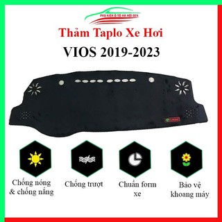 Thảm taplo xe ô tô VIOS 2019-2023 chống nắng nóng làm mát xe mở rộng tầm nhìn