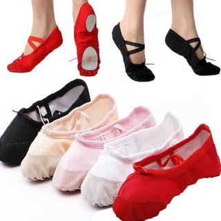 (Hỏa tốc)  Giày múa ba lê cho trẻ em và người lớn, giày ballet bọc mũi cực kỳ bền đẹp hàng loại 1