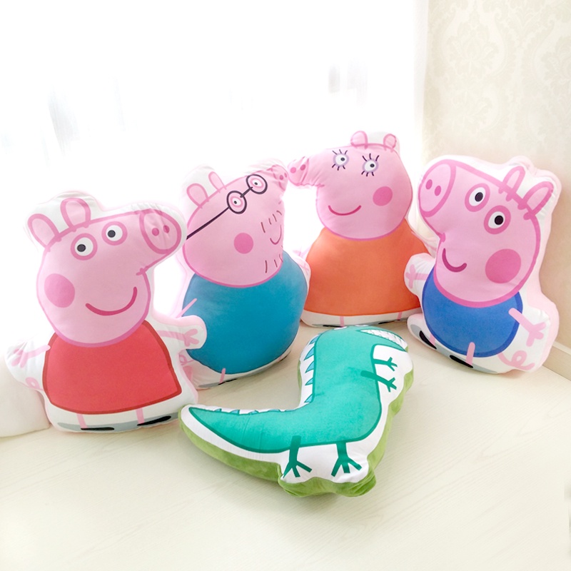 Peppa Pig Peppa Pig Little Pig Dinosaur Gối Đệm Đệm Tựa Lưng Nội Thất Phòng  Đồ Chơi Sang Trọng Trong Phòng Ngủ