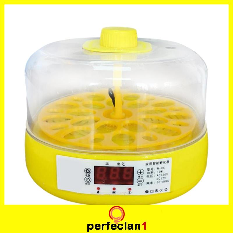 Máy ấp trứng tự động máy ấp trứng chim hiển thị nhiệt độ bộ điều hợp hoa kỳ nắp trong suốt bền cho trứng gà ngỗng cút