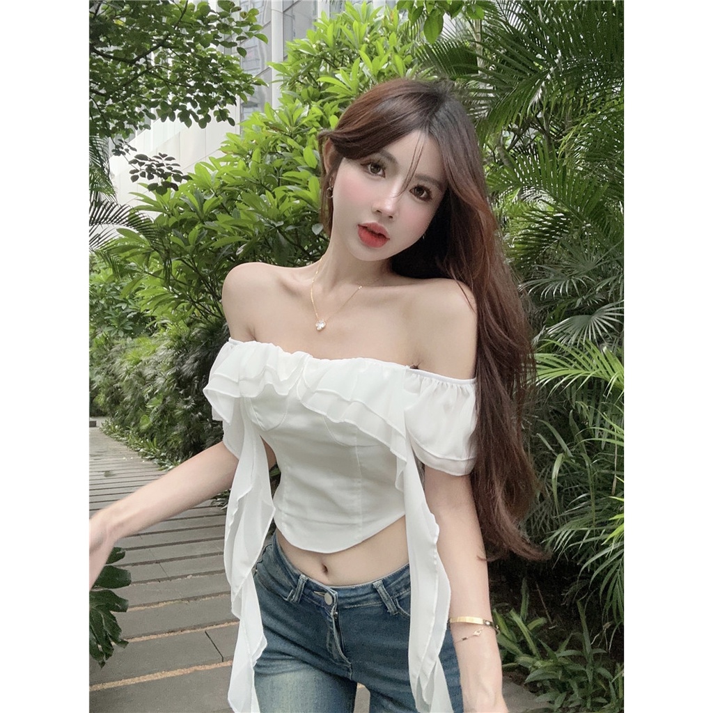 Kwayi Áo Sơ Mi áo sơ mi nữ áo kiểu hàn quốc A25K0VP 34Z230822