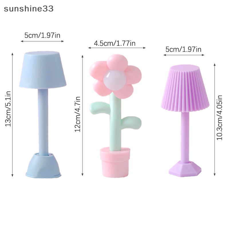 Su 1:12 nhà búp bê đèn led thu nhỏ đèn ngủ đèn sàn mini đèn bàn trang chủ mô hình trang trí đồ chơi đồ chơi nhà búp bê phụ kiện n